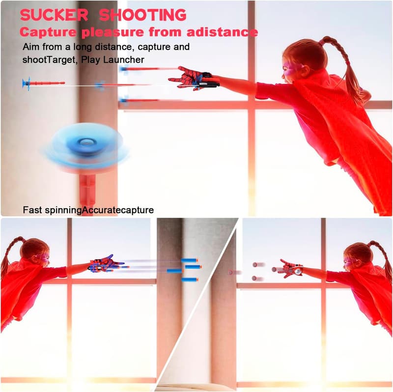 Spider Web Shooter Set for Kids - Cosplay Toy Launcher