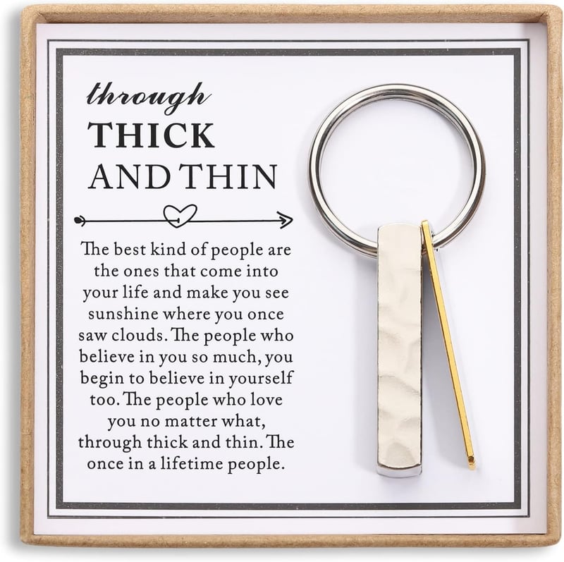 Friendship Keychain for Best Friends and Partners