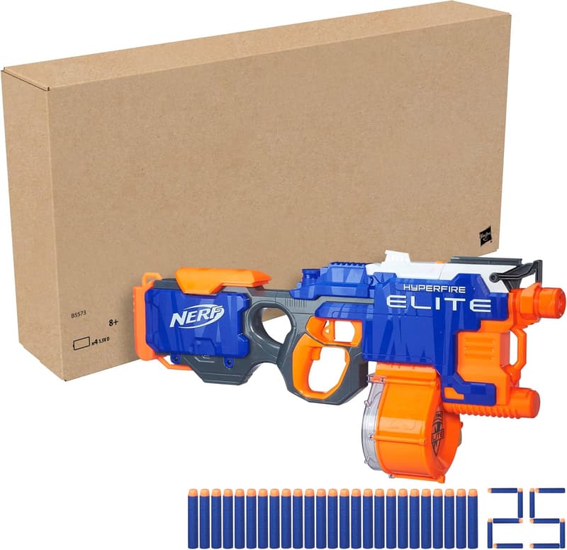 Nerf HyperFire Motorized Blaster with 25-Dart Drum
