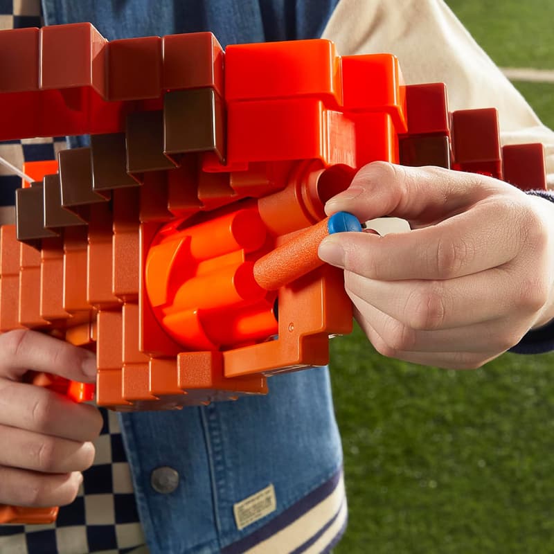 Nerf Minecraft Pillager's Crossbow Blaster with 6 Darts