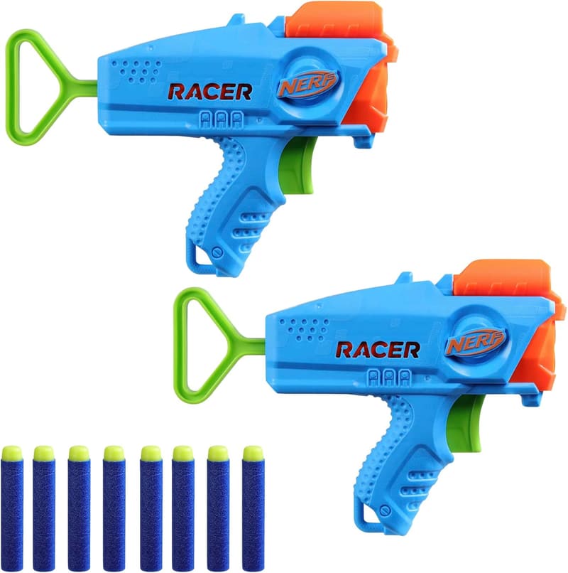 NERF Elite Racer Dart Blaster 2-Pack with 8 Darts, Ages 6+