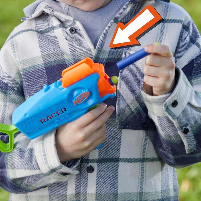 NERF Elite Racer Dart Blaster 2-Pack with 8 Darts, Ages 6+