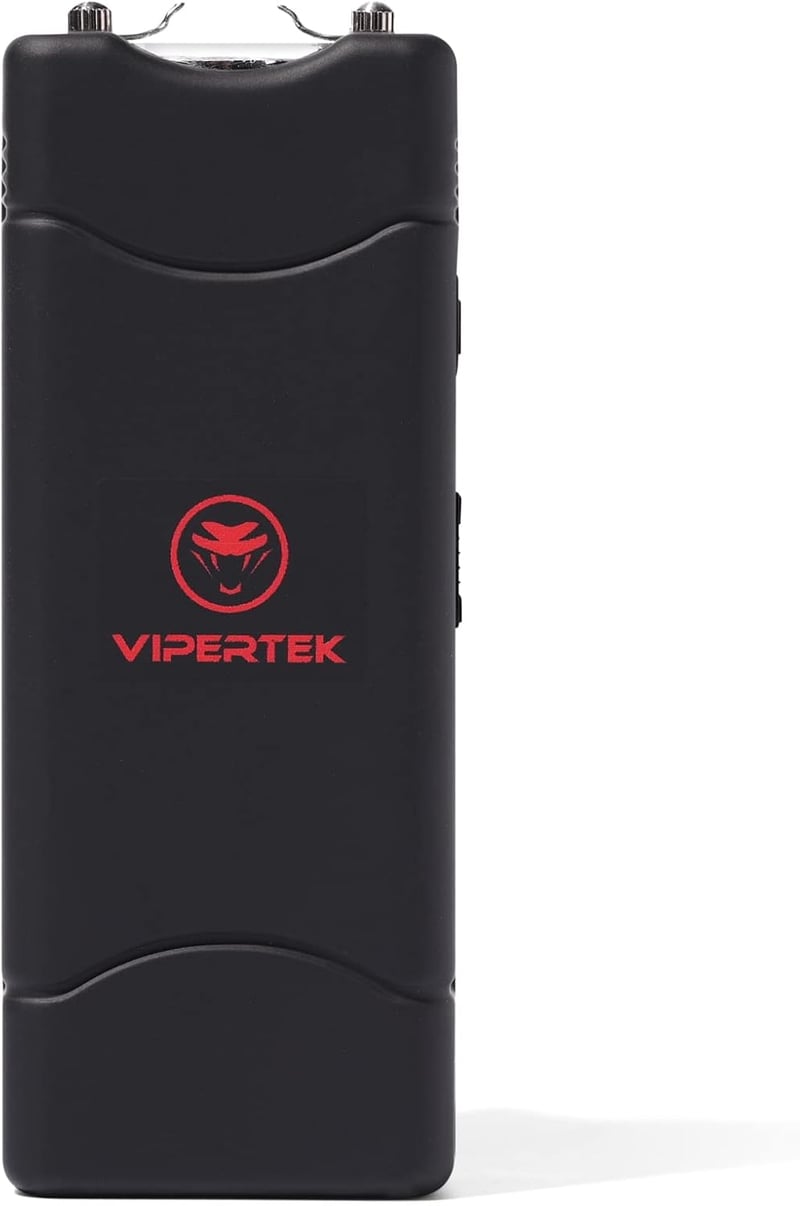 Rechargeable Micro Stun Gun with LED Flashlight for Self Defense