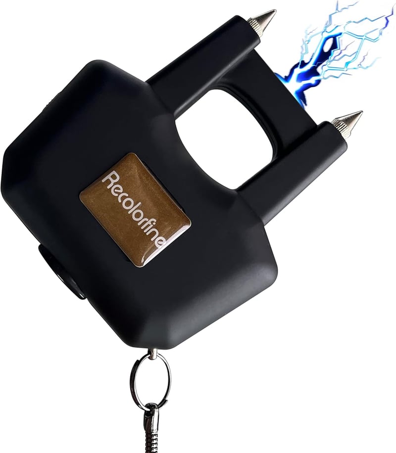 Rechargeable Stun Gun with Safety Switch for Self Defense