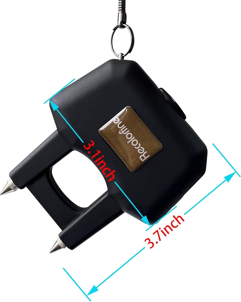Rechargeable Stun Gun with Safety Switch for Self Defense