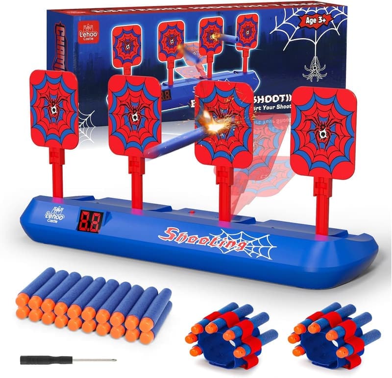 Electronic Shooting Target for Nerf Guns - Auto-Reset Game for Kids