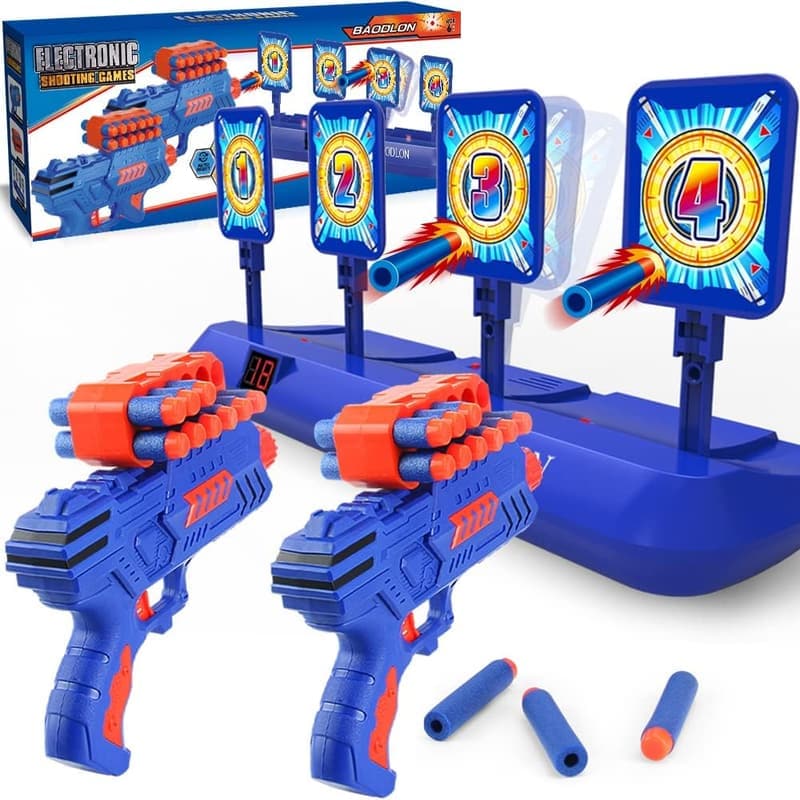 Digital Shooting Targets with Auto Reset for Kids' Games