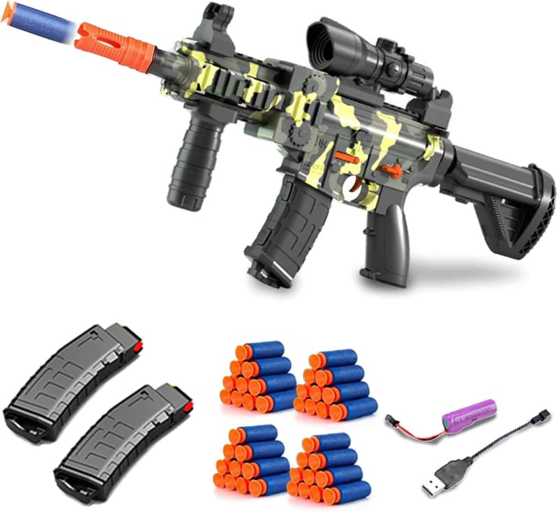 M416 Foam Blaster Gun with Scope for Kids 6-12 Years Old