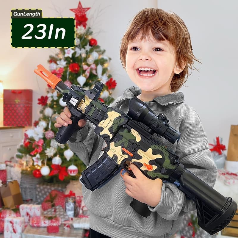 M416 Foam Blaster Gun with Scope for Kids 6-12 Years Old