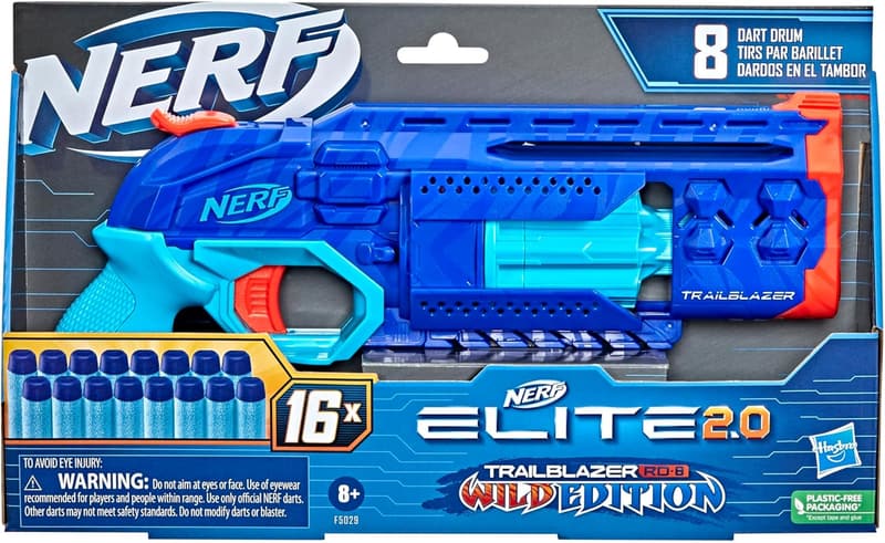 Nerf Elite 2.0 Trailblazer Blaster with 16 Elite Darts
