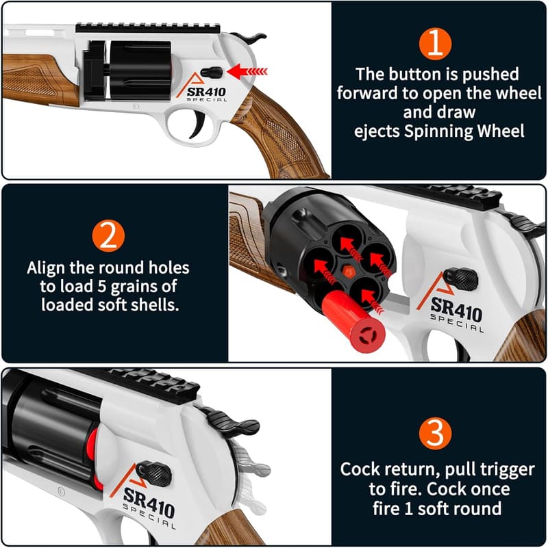 Outdoor Foam Blaster Shotgun Toy for Boys Age 8+ - Birthday Gift