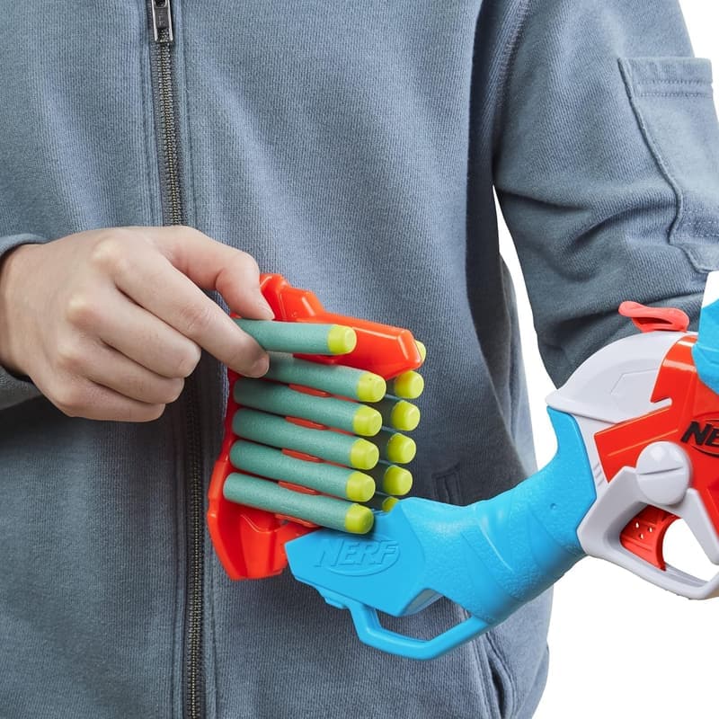 Nerf DinoSquad Tricera-Blast Blaster with 12 Official Darts