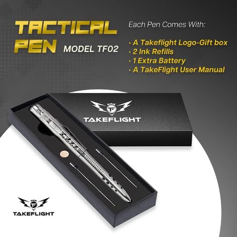 Tactical Pen with Flashlight & Multi-Tool Gift Set for Adventurers