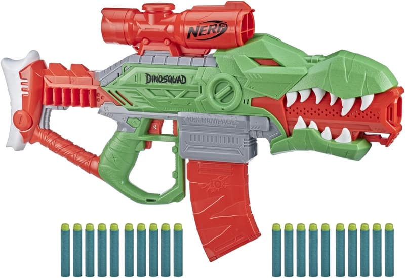 DinoSquad Rex-Rampage Motorized Dart Blaster with 20 Darts