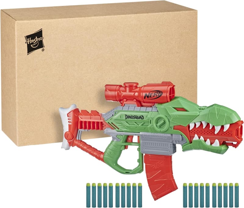 DinoSquad Rex-Rampage Motorized Dart Blaster with 20 Darts