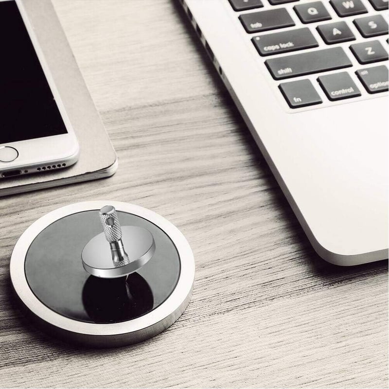 Precision Stainless Steel Spinning Top - Unique Desk Toy Gift