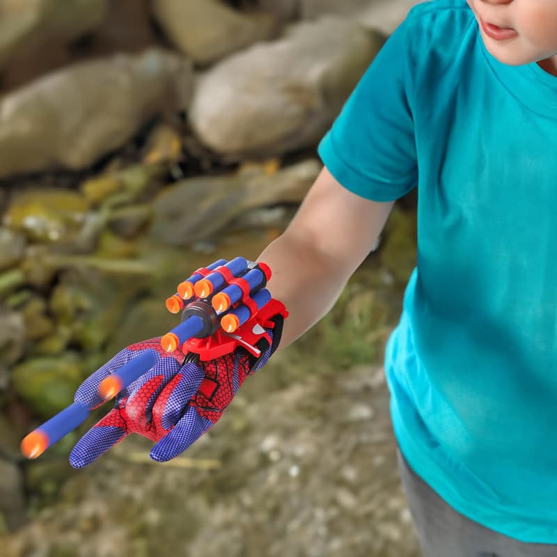 Children's Foam Blasters with Gloves - Role-Playing Toy for Ages 6+