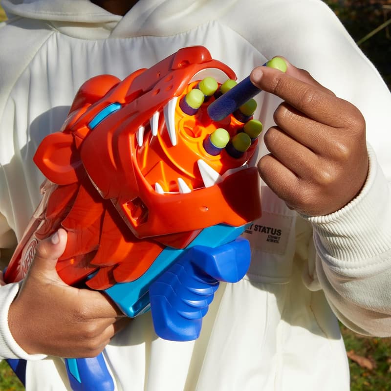 Nerf Lionfury Dart Blaster with 16 Elite Darts for Kids