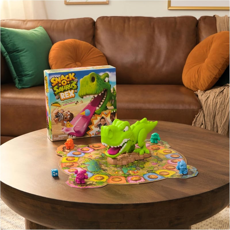 Interactive Dinosaur Toy for Kids - Snack-O-Saurus Rex Game