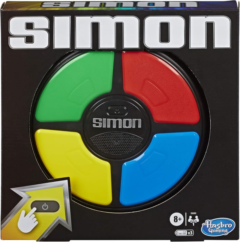 Simon Handheld Electronic Memory Game for Kids 8+