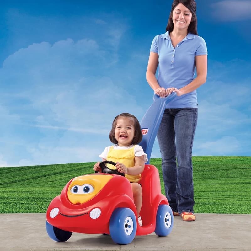 Step2 Red Push Around Buggy for Toddlers with Horn & Seat Belt