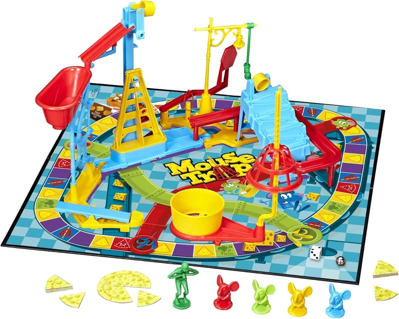 Kid's Board Game: Hasbro Mouse Trap - Family Fun for 2-4 Players