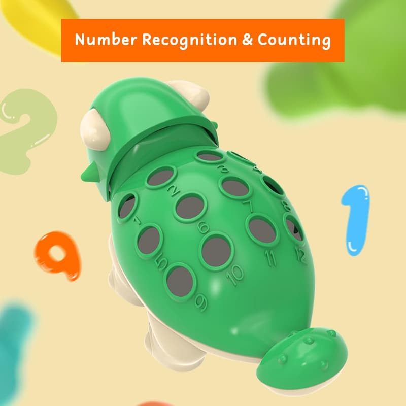 Montessori Dinosaur Learning Game for Toddlers Ages 1-4