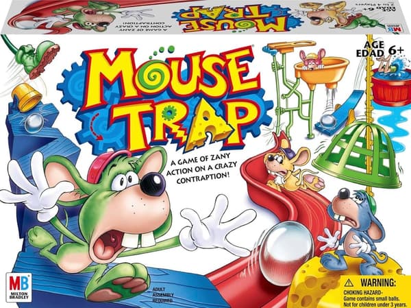 Kids Board Game: Hasbro Mouse Trap for 2-4 Players