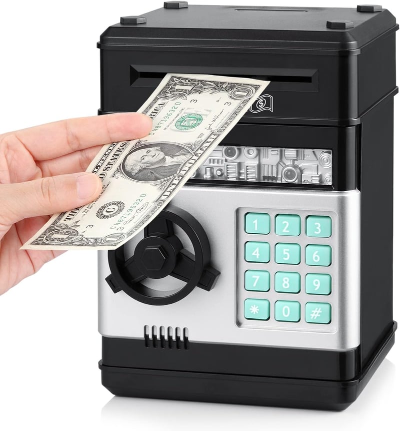 Electronic Password-Protected Piggy Bank for Kids 4-10