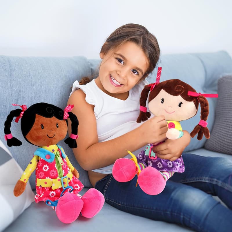 Montessori Dress Me Doll for Toddlers - 15