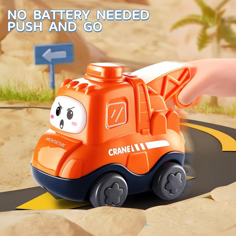 1st Birthday Toy Set: Cartoon Truck with Playmat & Storage Bag