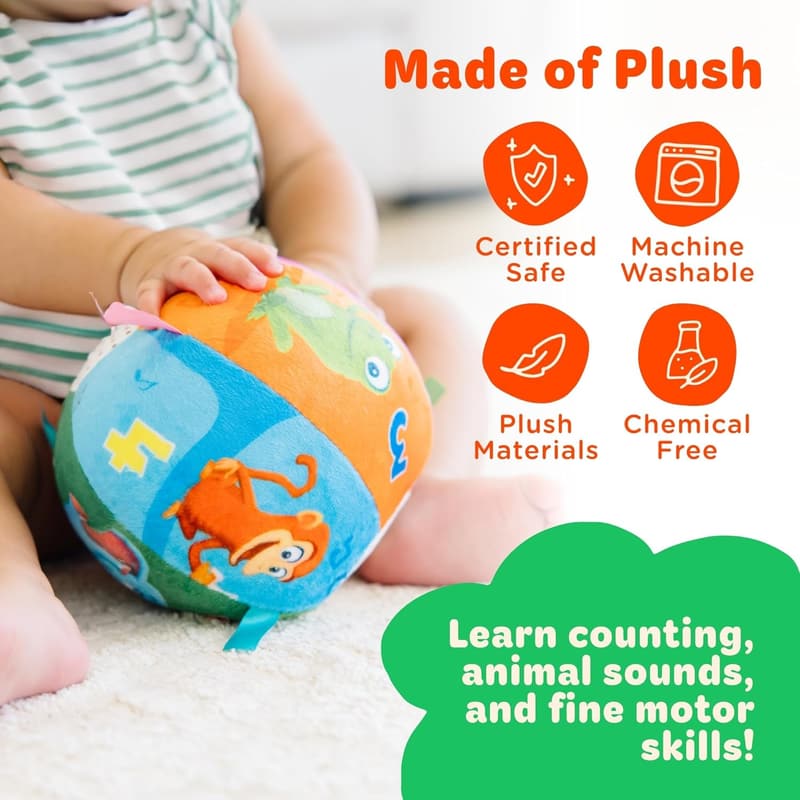 1st Birthday Interactive Music Ball Toy for Toddlers