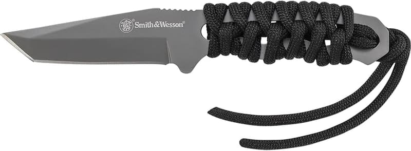 Smith & Wesson SW910TAM Full Tang Neck Knife with Tanto Blade