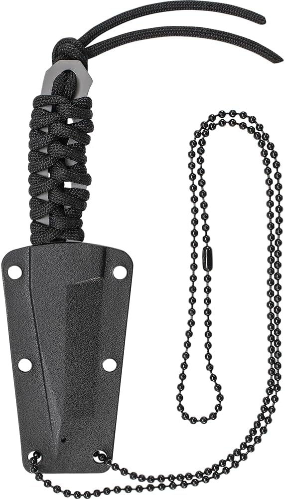 Smith & Wesson SW910TAM Full Tang Neck Knife with Tanto Blade