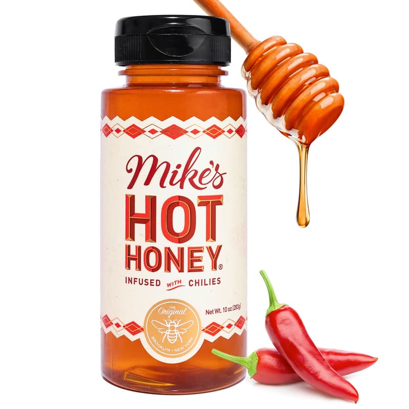 Mike's Hot Honey - Spicy Honey with Chili Peppers (10oz)