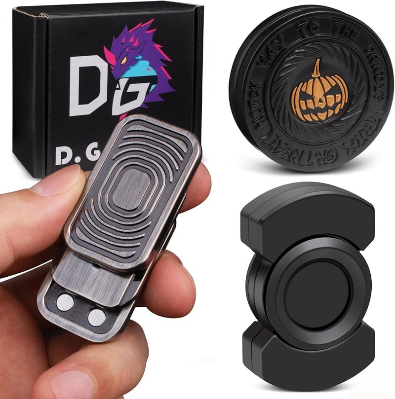 Metal Fidget Toy Set for Adults, 3-Pack Stress Relief