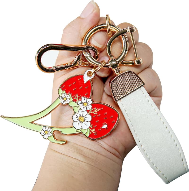 Women's Self-Defense Strawberry Keychain Set