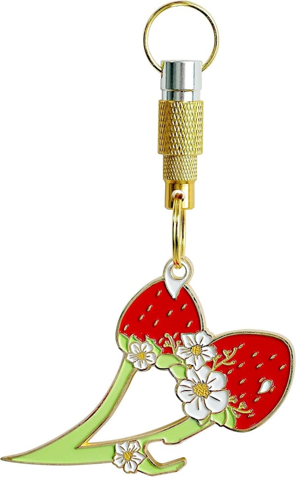 Women's Self-Defense Strawberry Keychain Set