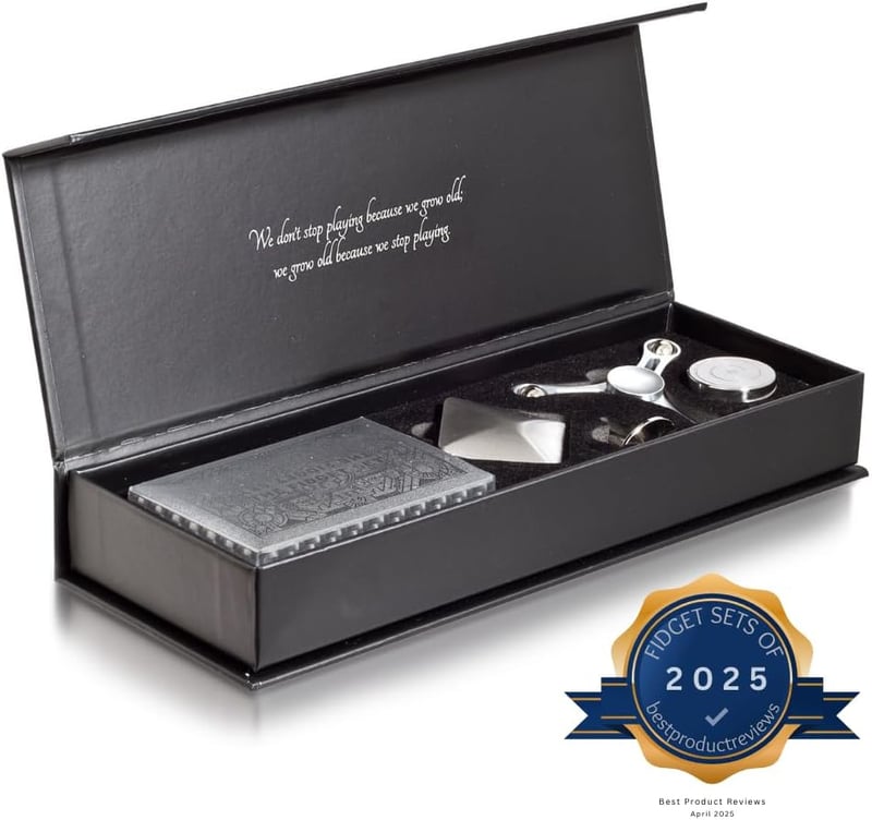 Fidget Toys for Adults | Metal Anxiety Relief Desk Gifts