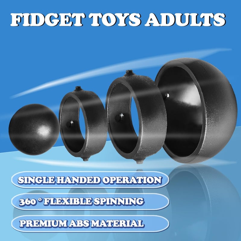 Sensory Fidget Spinner Set for Adults and Teens - Stress Relief Gadgets