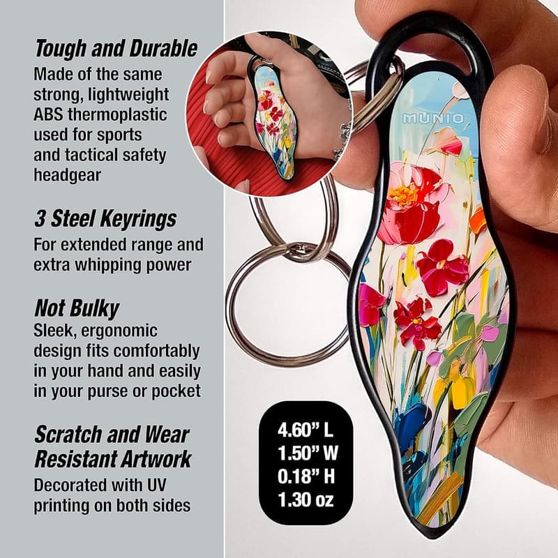 Portable Self Defense Keychain Kit - Essential Protection Kubotan