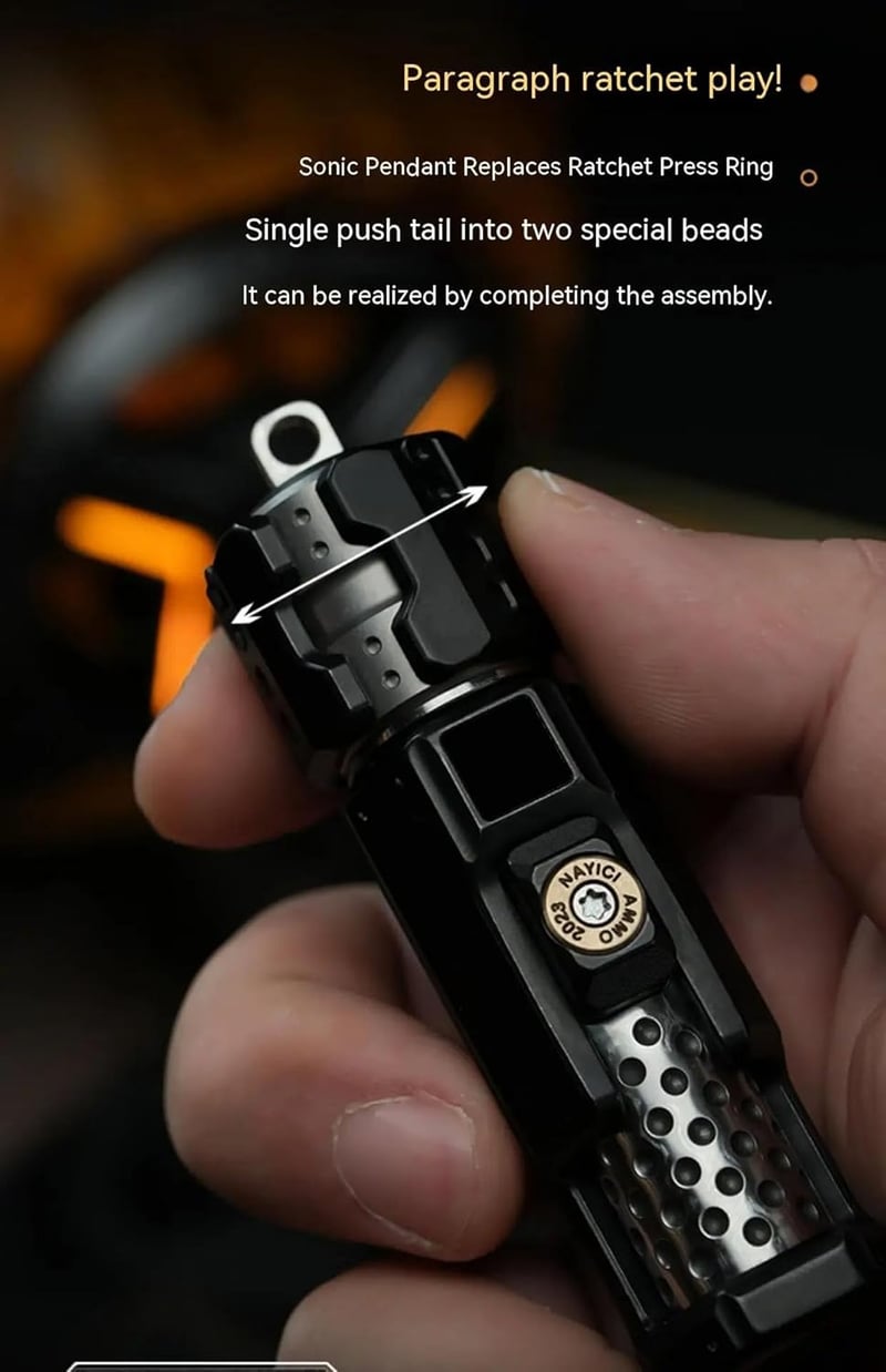 EDC Mechanical Fidget Slider with Rotating Dice - Creative Gift for Men