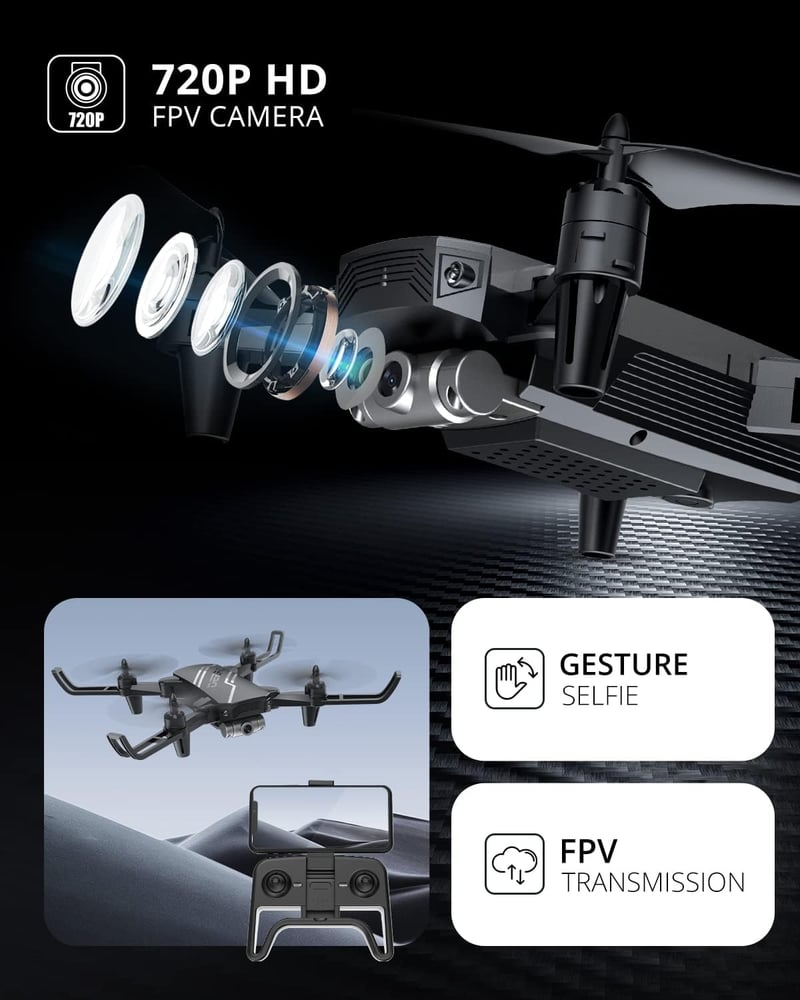 Kids' Mini Drone with 720P HD Camera - Remote Control Toy