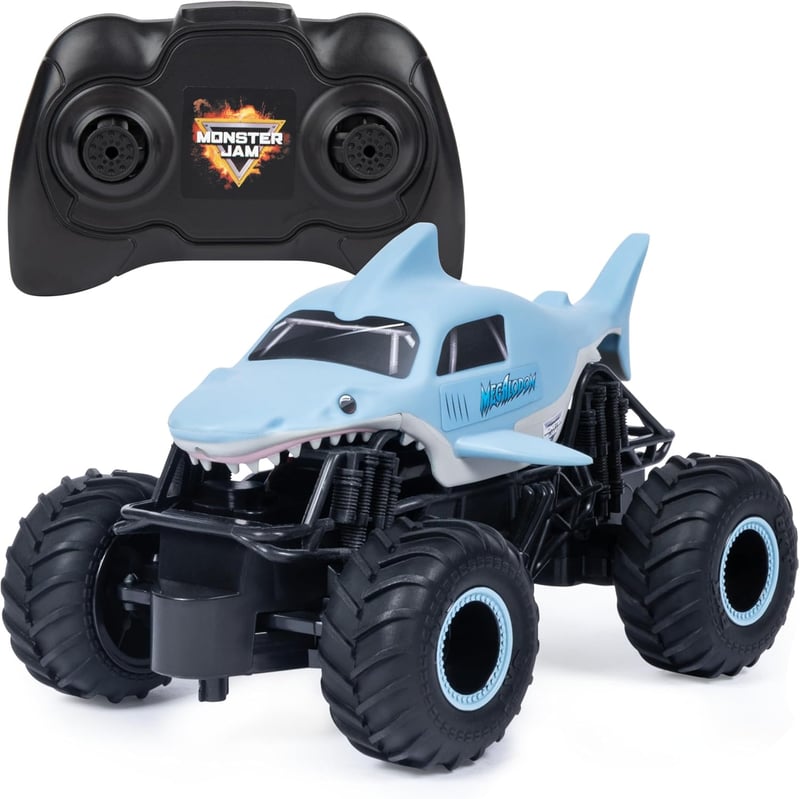 Megalodon Remote Control Monster Truck – 1:24 Scale, Kids 4+