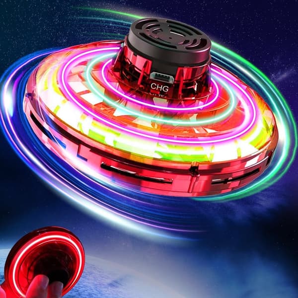 Flying Fidget Spinner UFO Drone Toy for Kids & Teens