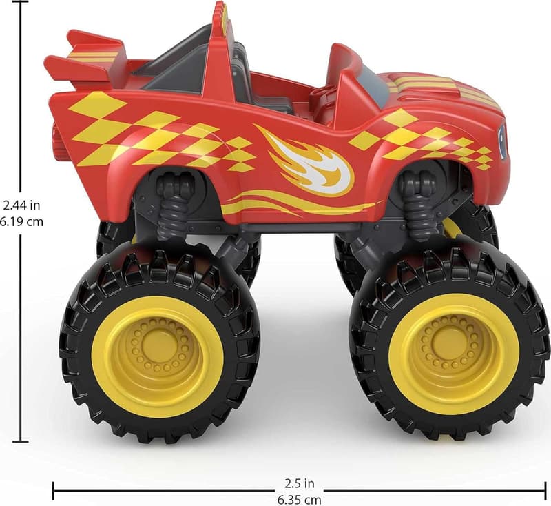 Blaze & The Monster Machines Die-Cast Vehicle 4-Pack for Kids