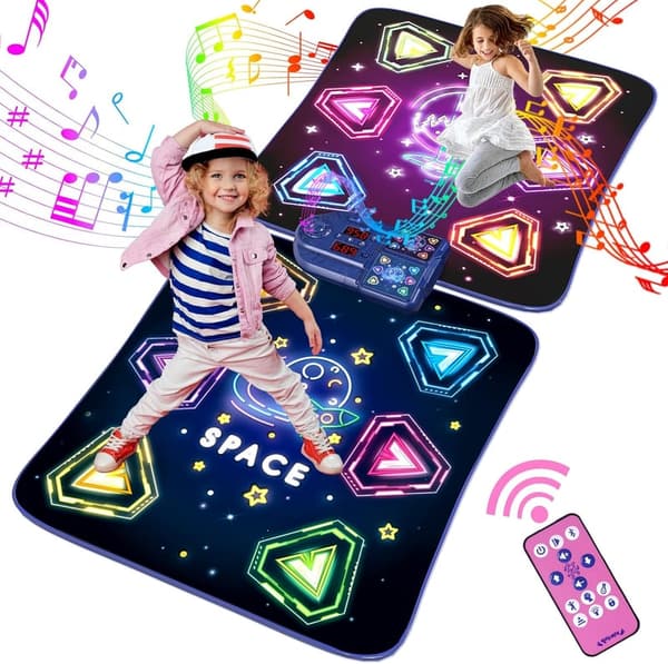 Bluetooth Dance Mat Game for Kids with Lights & 5 Modes