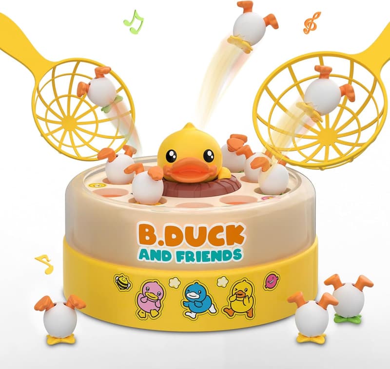 Bounce and Catch Duck Board Game for Kids 4-8