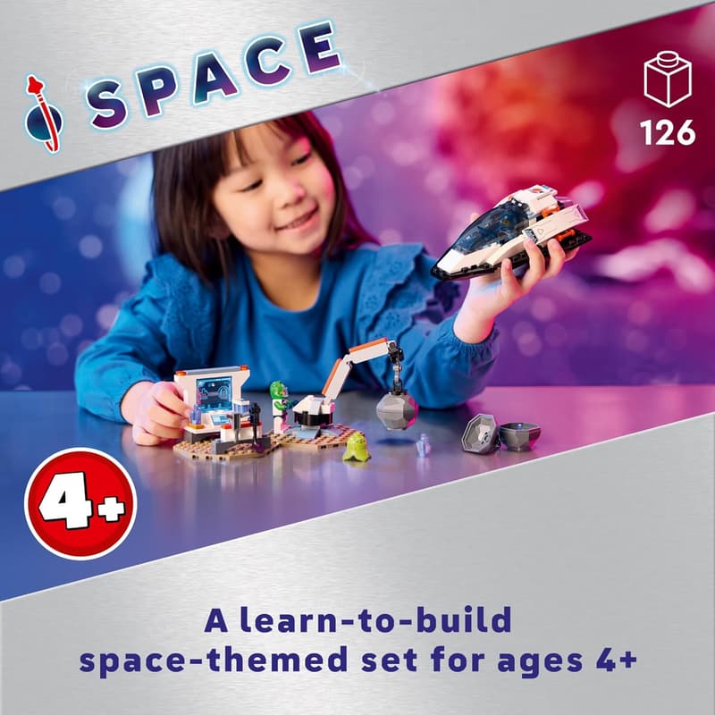 LEGO City Spaceship and Asteroid Discovery Set for Kids 4+