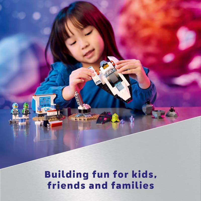 LEGO City Spaceship and Asteroid Discovery Set for Kids 4+